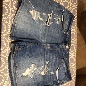 Maurices denim shorts 6 1/2 inch inseam